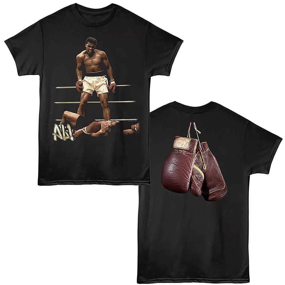 MUHAMMAD ALI Eye-Catching T-Shirt, HANGING GLOVES