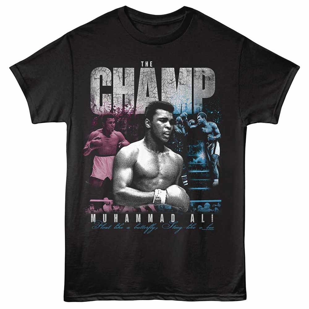 MUHAMMAD ALI Eye-Catching T-Shirt, THE CHAMP