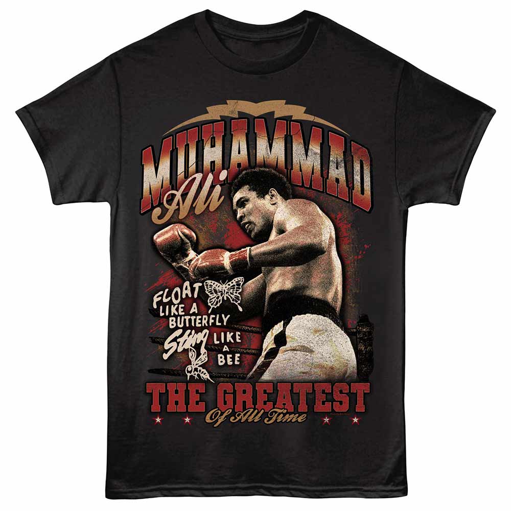 MUHAMMAD ALI Eye-Catching T-Shirt, GREATEST