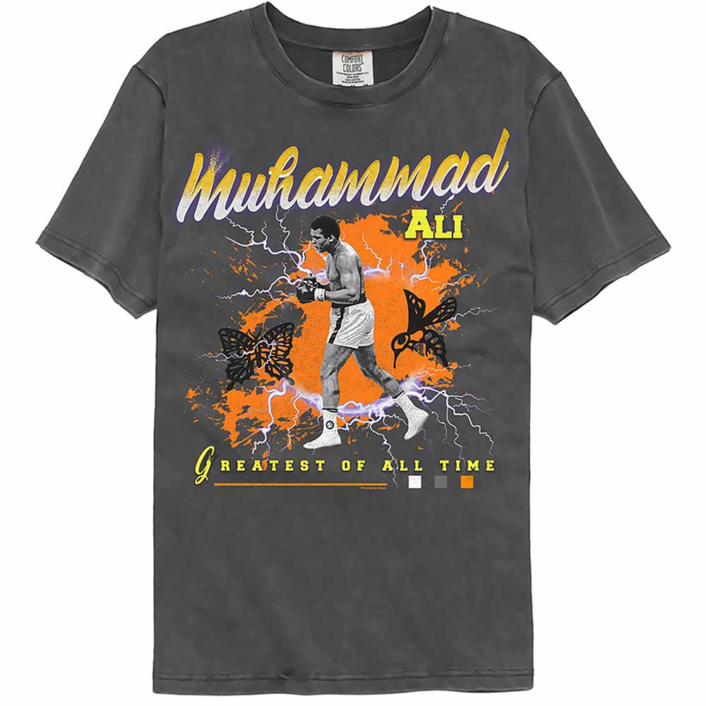 Muhammad Ali Garment Butterfly Flames T-Shirt