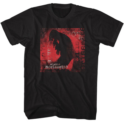 ALANIS MORISSETTE Eye-Catching T-Shirt, Overlay