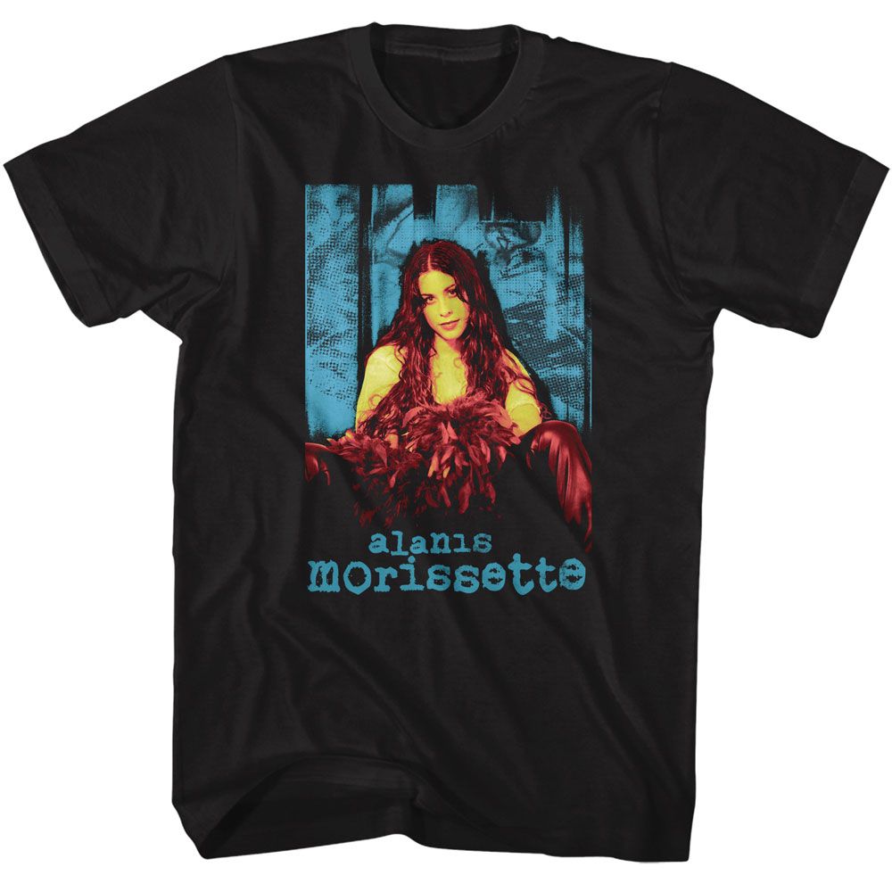 ALANIS MORISSETTE Eye-Catching T-Shirt, Tricolor