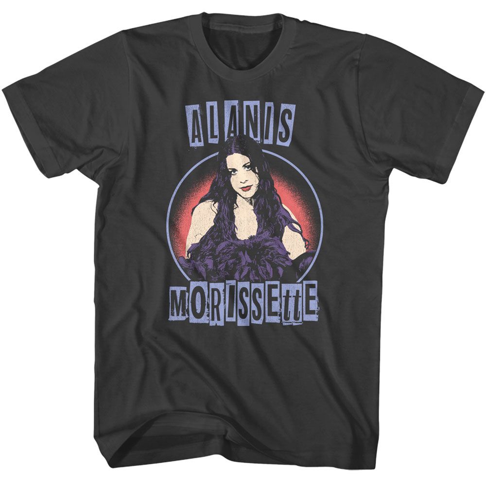 ALANIS MORISSETTE Eye-Catching T-Shirt, Circle