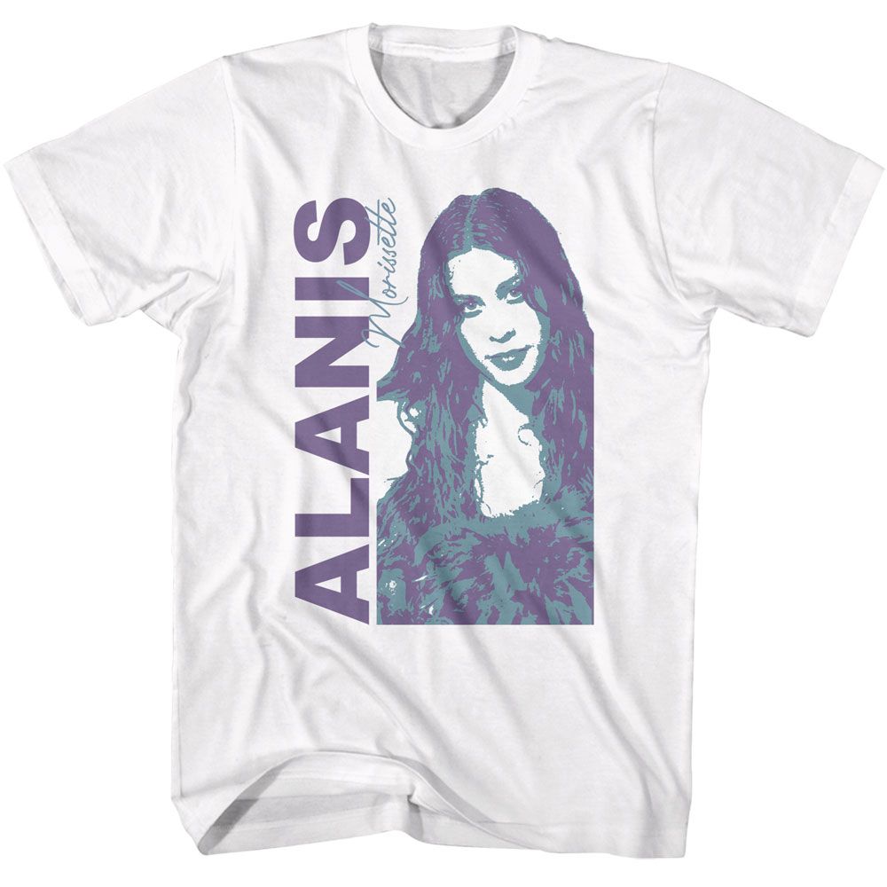 ALANIS MORISSETTE Eye-Catching T-Shirt, Duotone