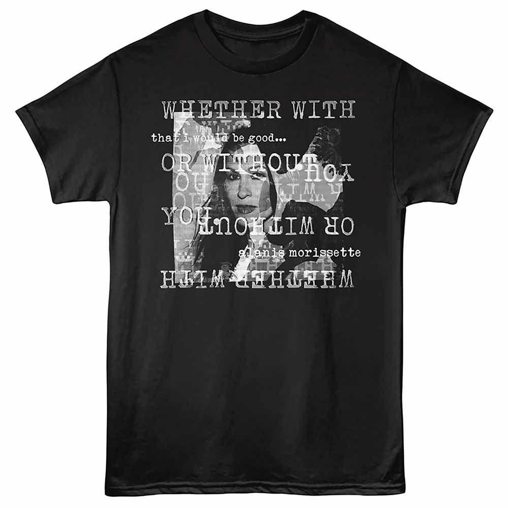 ALANIS MORISSETTE Eye-Catching T-Shirt, WITH OR WITHOUT