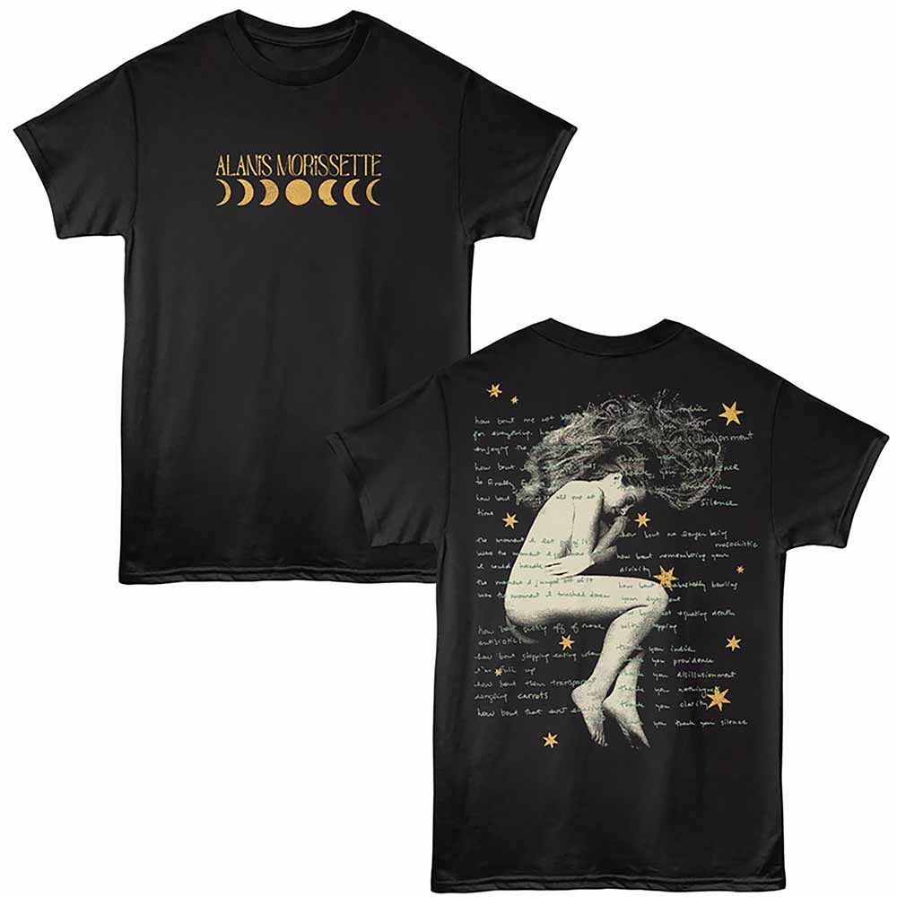 ALANIS MORISSETTE Eye-Catching T-Shirt, STARS
