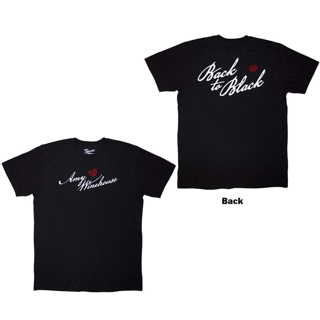 AMY WINEHOUSE Attractive T-Shirt, Back To Black