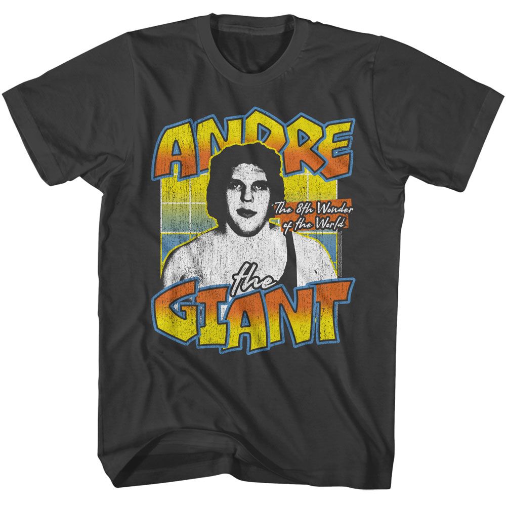 ANDRE THE GIANT Eye-Catching T-Shirt, 8TH WONDER