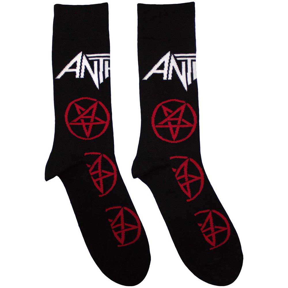 ANTHRAX Unisex Ankle Socks, Pentathrax Pattern