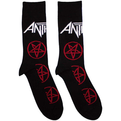 ANTHRAX Unisex Ankle Socks, Pentathrax Pattern