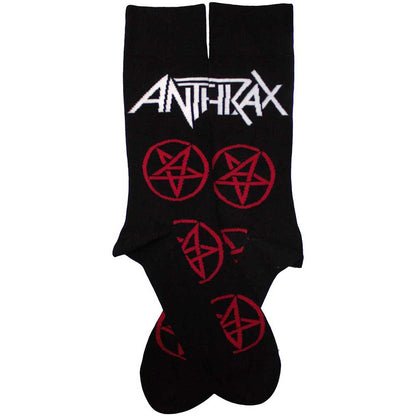 ANTHRAX Unisex Ankle Socks, Pentathrax Pattern