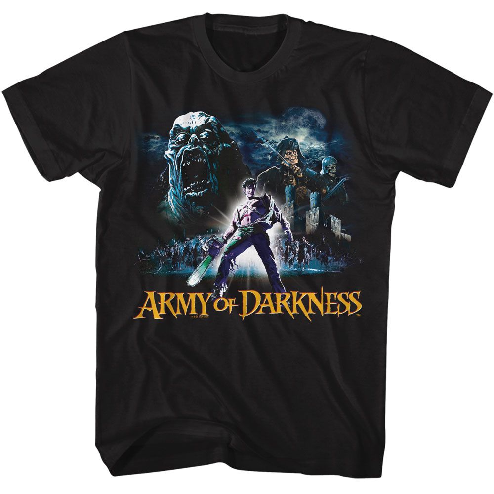 ARMY OF DARKNESS Eye-Catching T-Shirt, NIGHT SKY