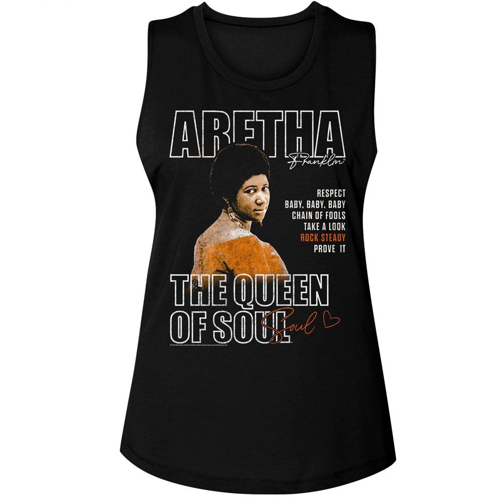 ARETHA FRANKLIN Tank Top, Queen Of Soul