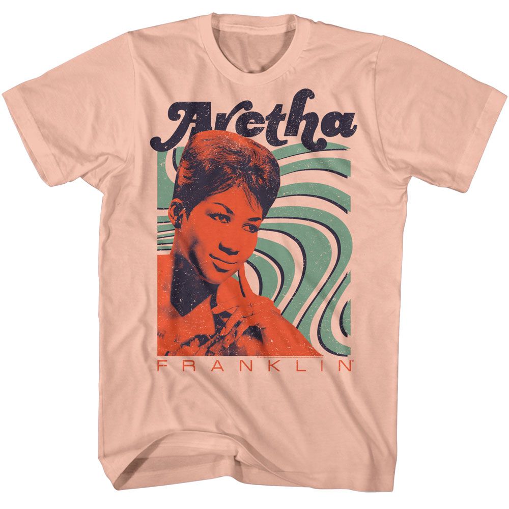 ARETHA FRANKLIN T-Shirt, Waves