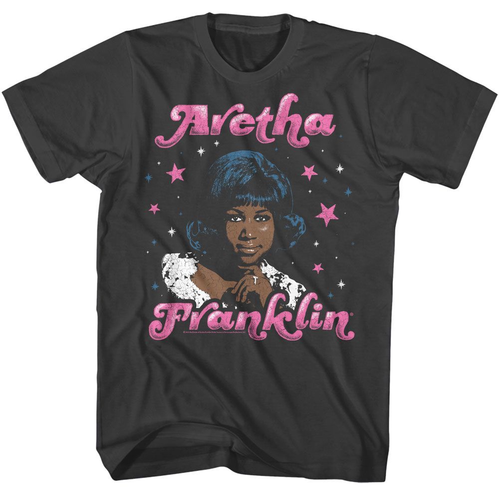 ARETHA FRANKLIN T-Shirt, Stars