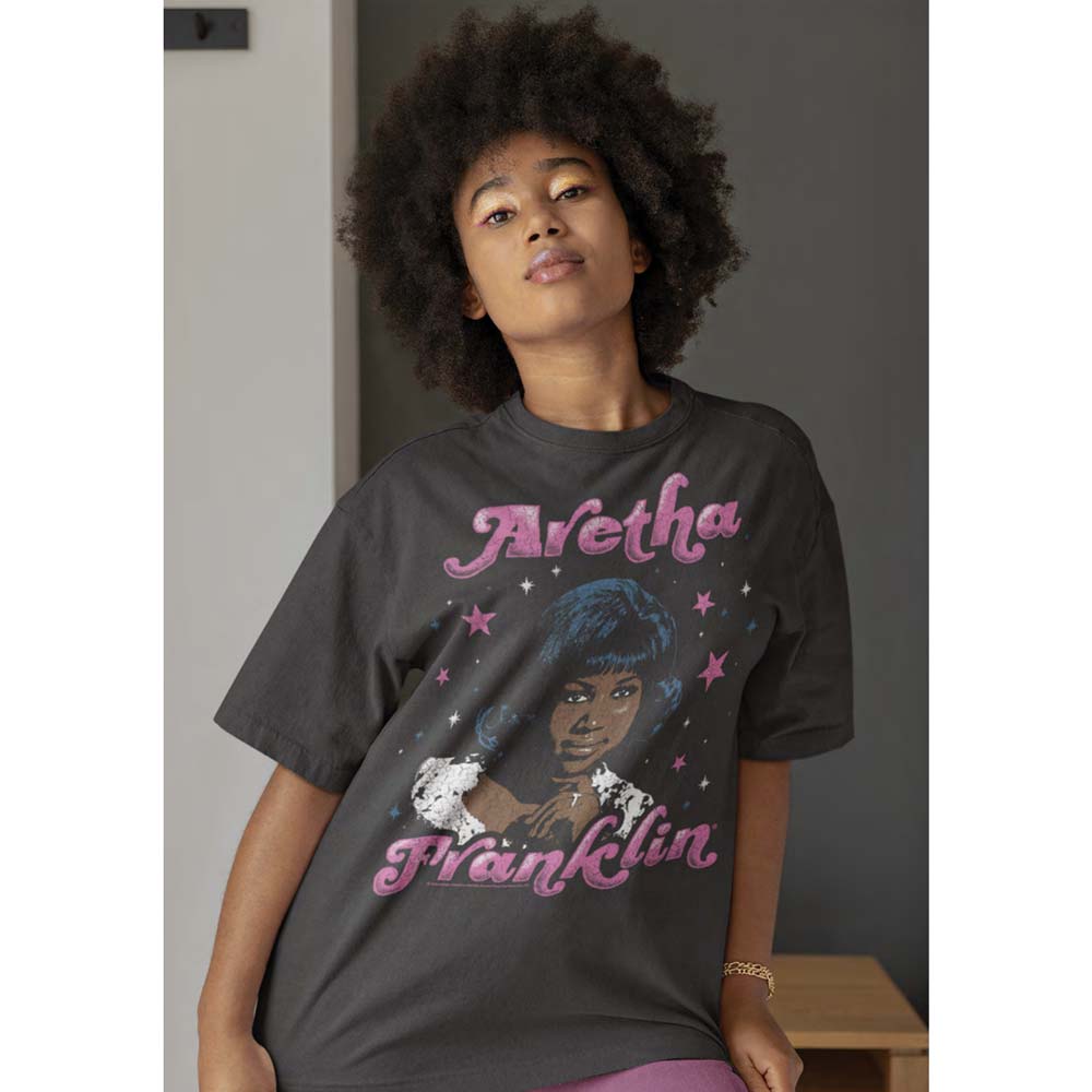 ARETHA FRANKLIN T-Shirt, Stars