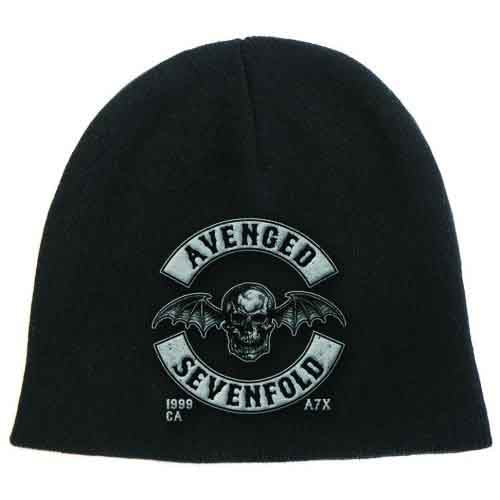 AVENGED SEVENFOLD Attractive Beanie Hat, Death Bat Crest