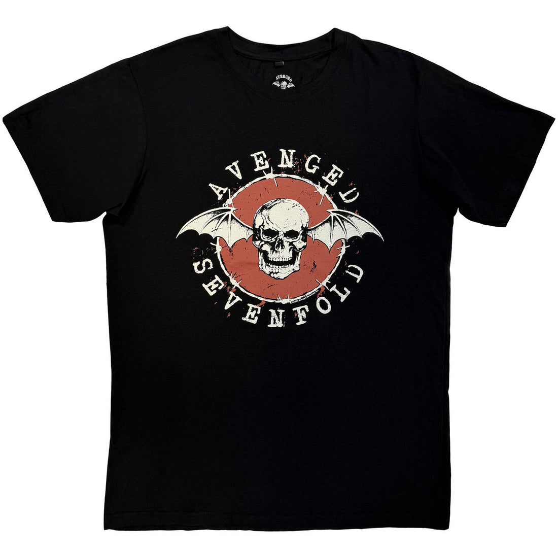AVENGED SEVENFOLD Carbon T-Shirt, Deathbat Red Circle