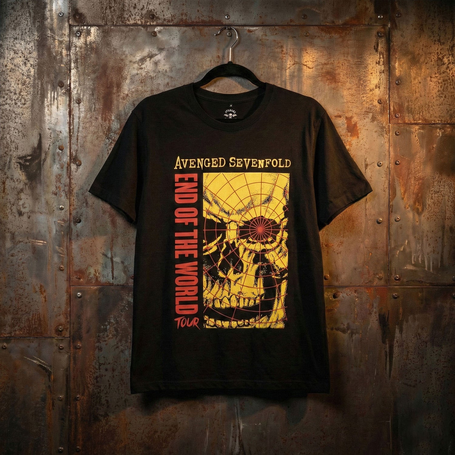 AVENGED SEVENFOLD Carbon T-Shirt, End Of The World Tour