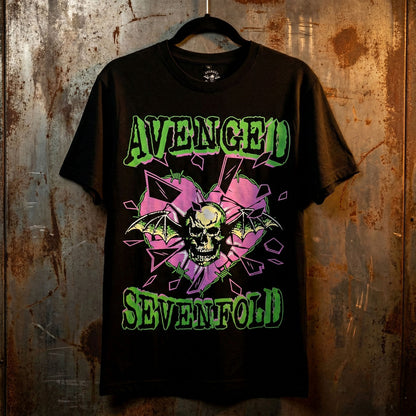 AVENGED SEVENFOLD Carbon T-Shirt, Heart Break