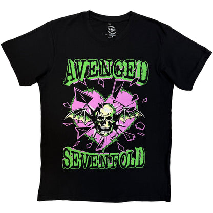AVENGED SEVENFOLD Carbon T-Shirt, Heart Break
