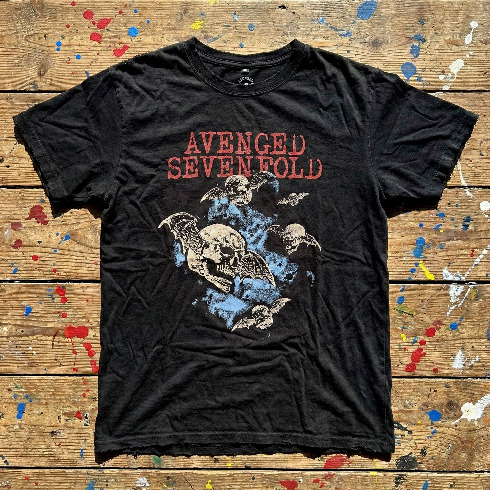 AVENGED SEVENFOLD Carbon T-Shirt, Night Bats