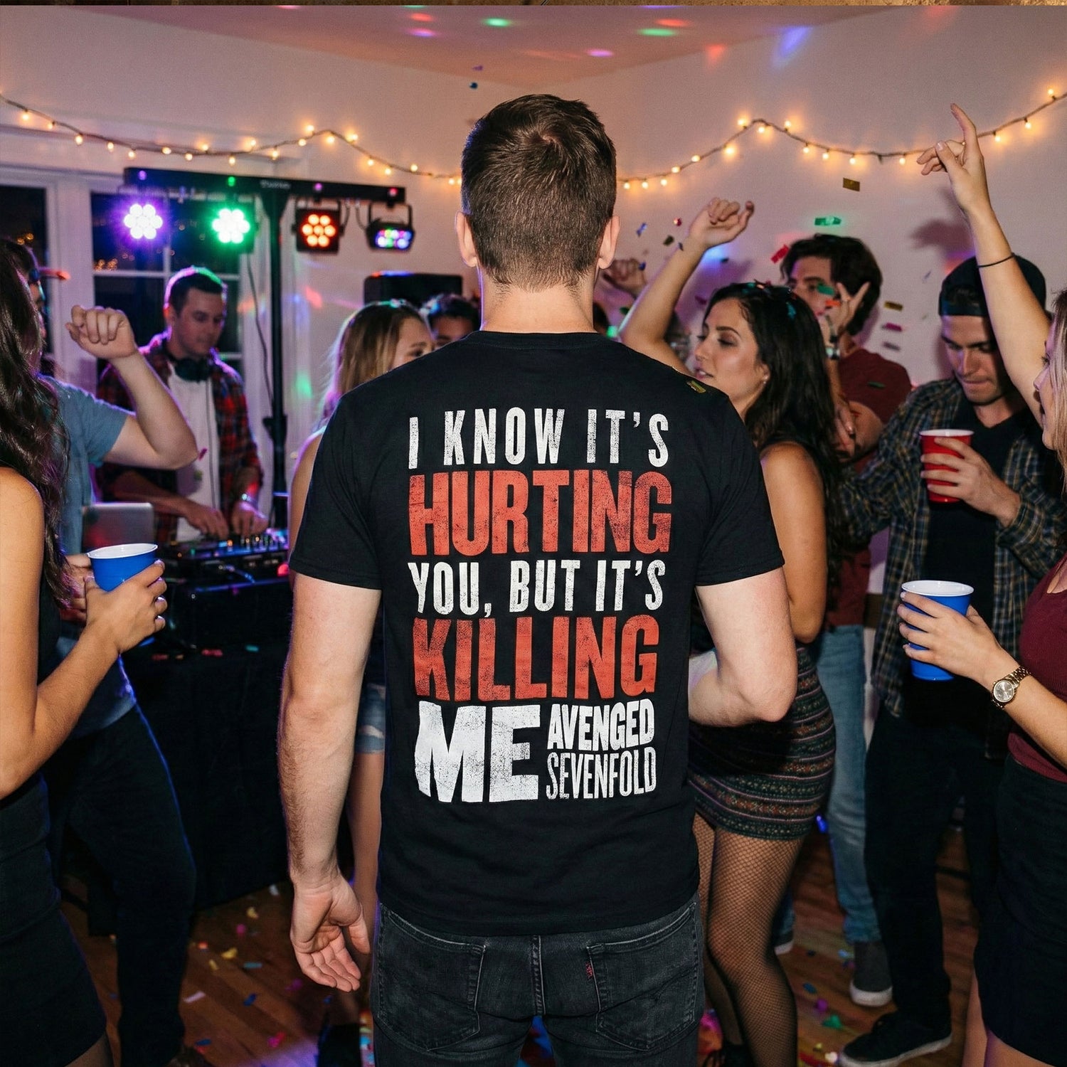 AVENGED SEVENFOLD Carbon T-Shirt, Unholy Confessions