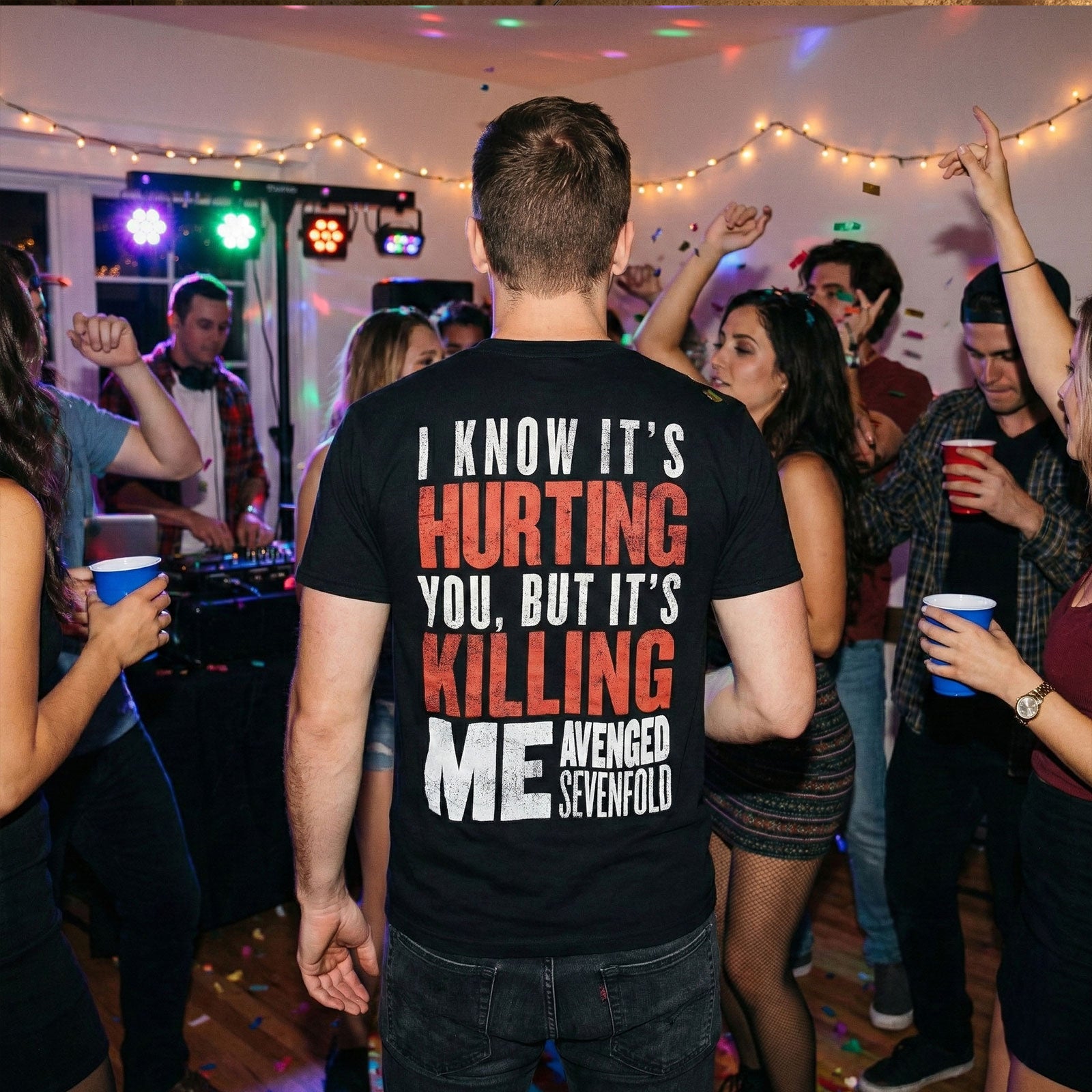 AVENGED SEVENFOLD Carbon T-Shirt, Unholy Confessions