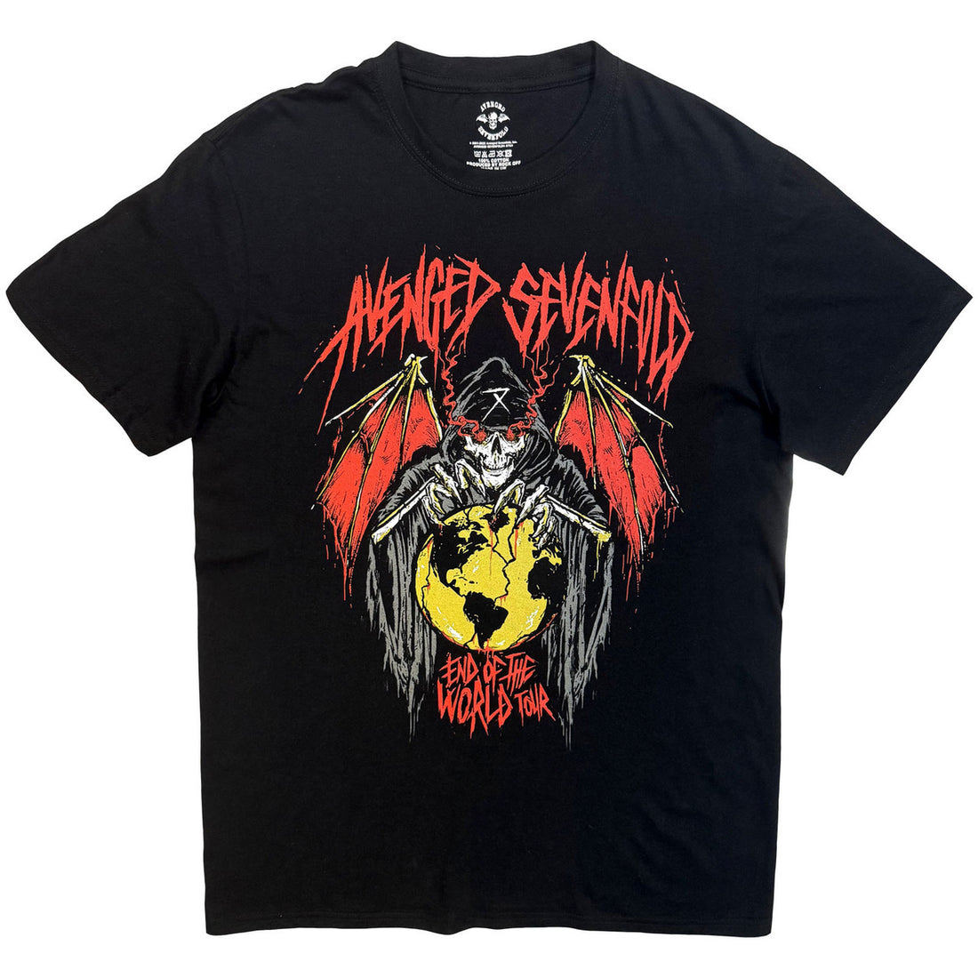 AVENGED SEVENFOLD Attractive T-Shirt, End Of The World Tour