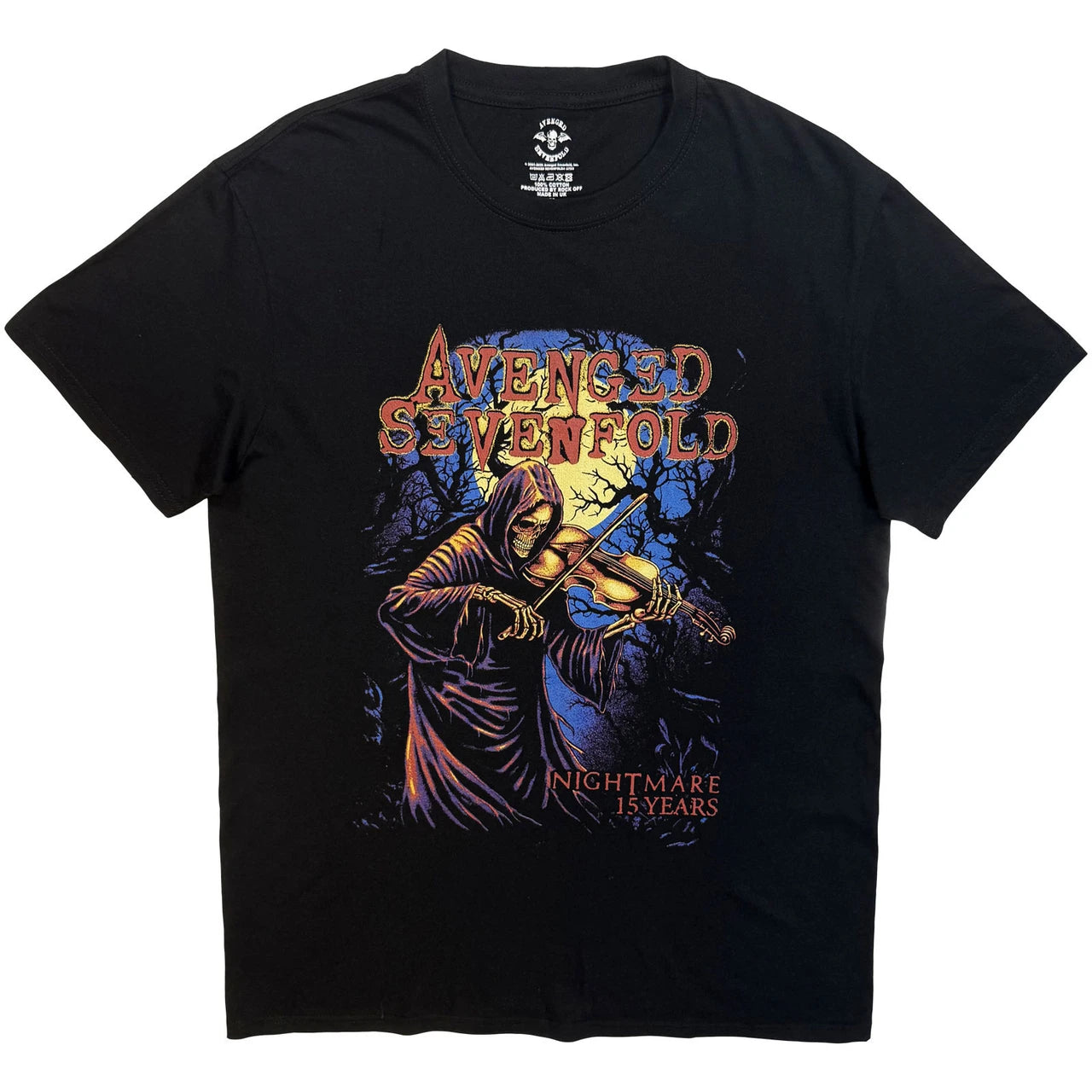 AVENGED SEVENFOLD Attractive T-Shirt, Nightmare 15 Years