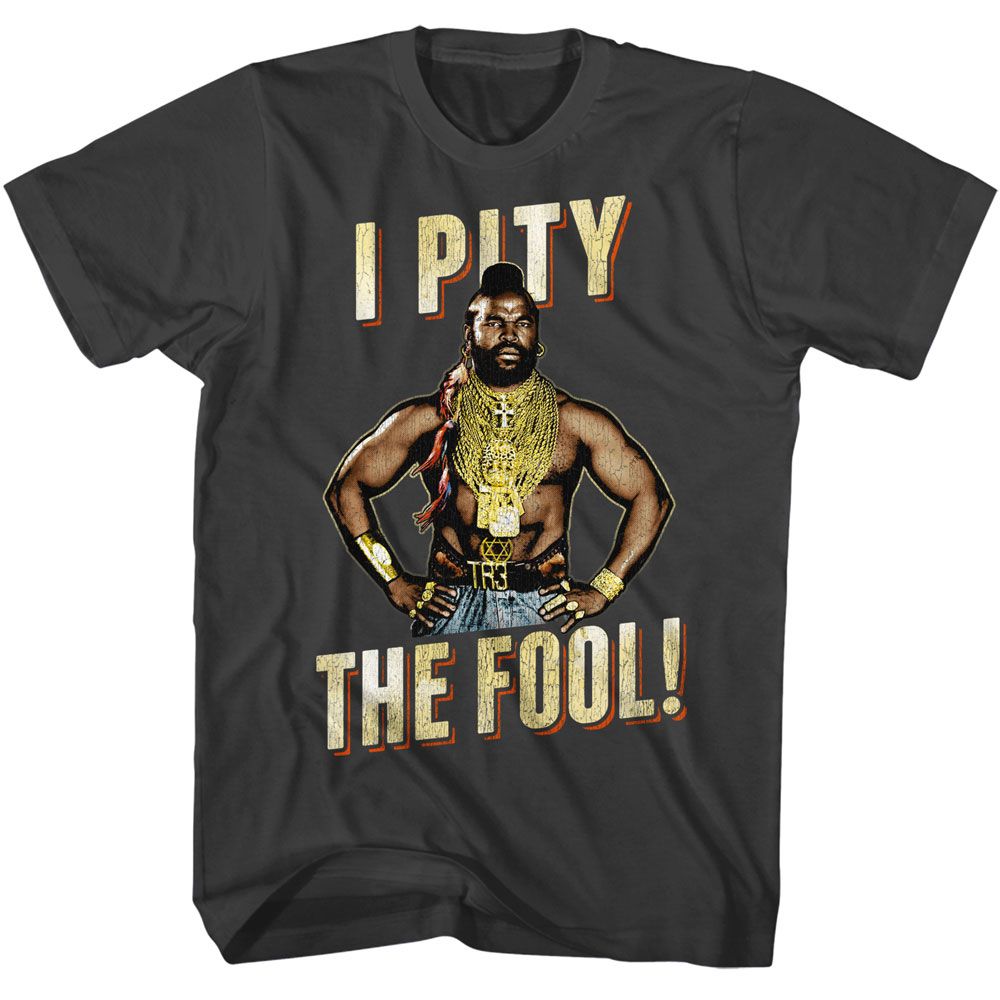 MR. T Eye-Catching T-Shirt, PITY WITH TEXTURE