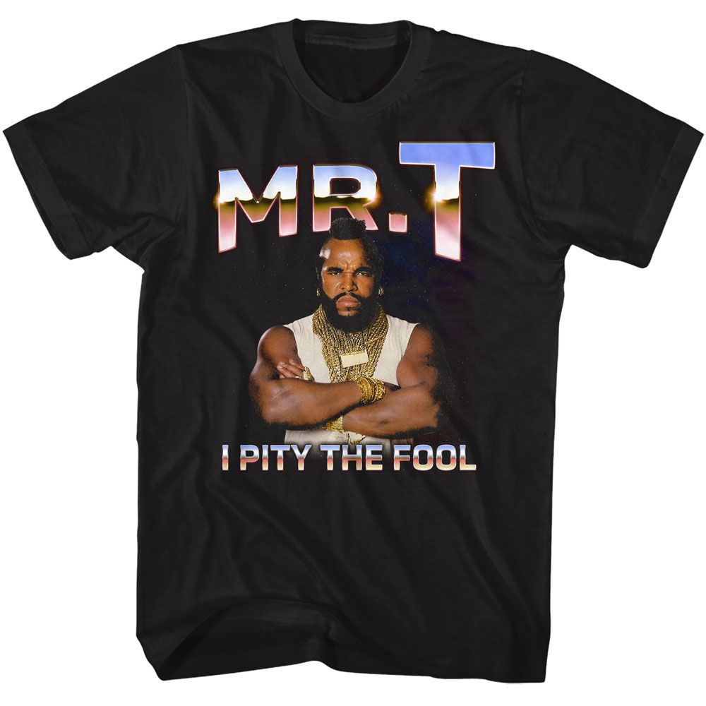 MR. T Eye-Catching T-Shirt, METALLIC