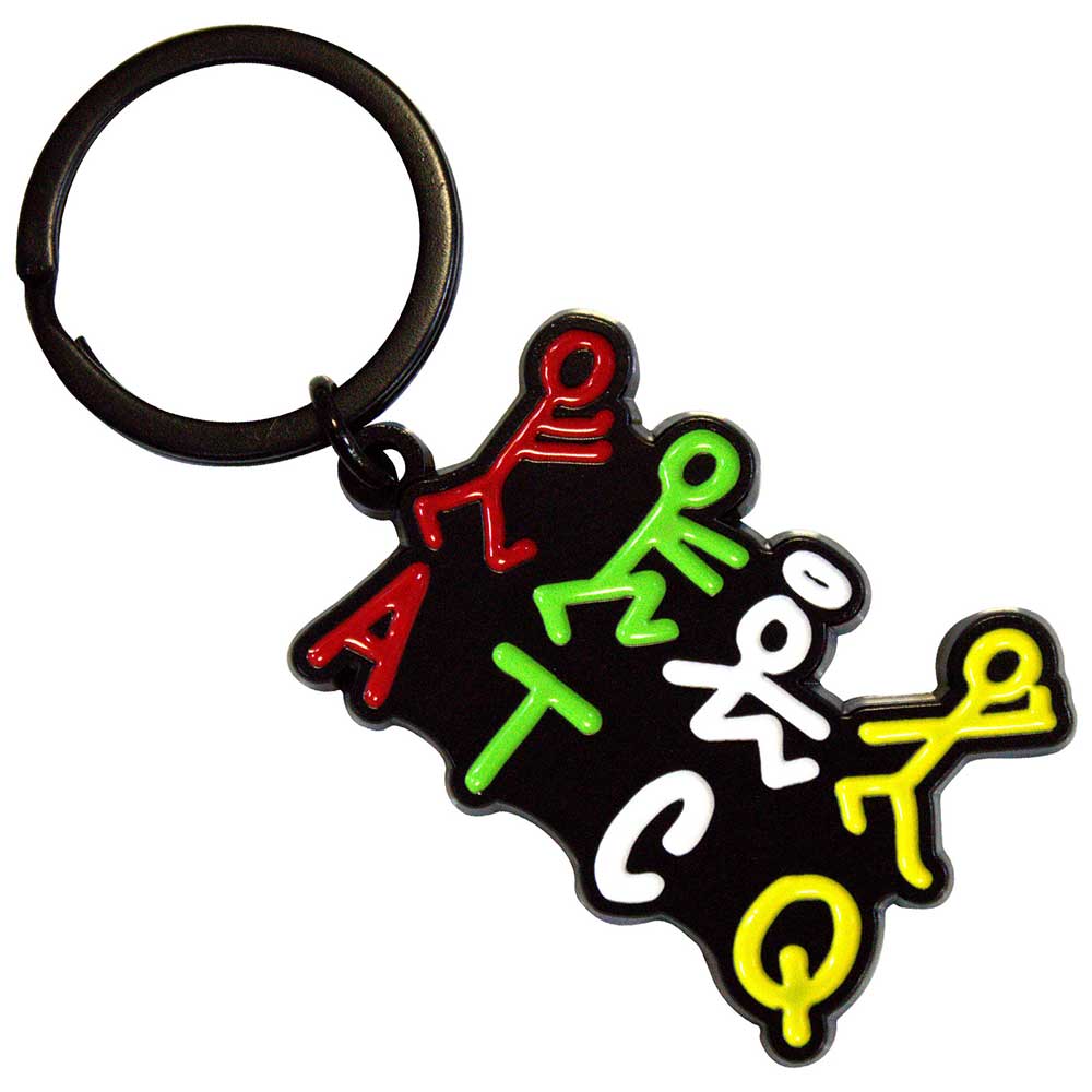 A TRIBE CALLED QUEST Keychain, Stick Figures Logo