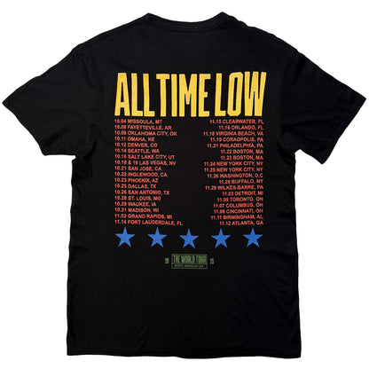 ALL TIME LOW Attractive T-Shirt, Everyones Talking World Tour