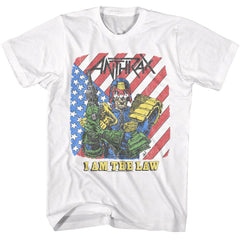 ANTHRAX Eye-Catching T-Shirt, I Am the Law