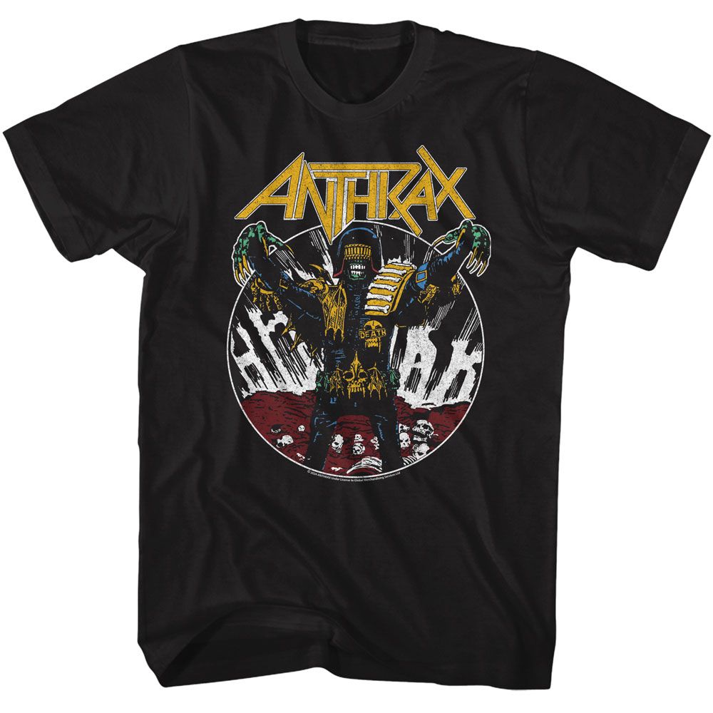 ANTHRAX Eye-Catching T-Shirt, Judge Death