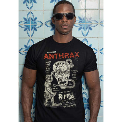 ANTHRAX Eye-Catching T-Shirt, Live at Ritz