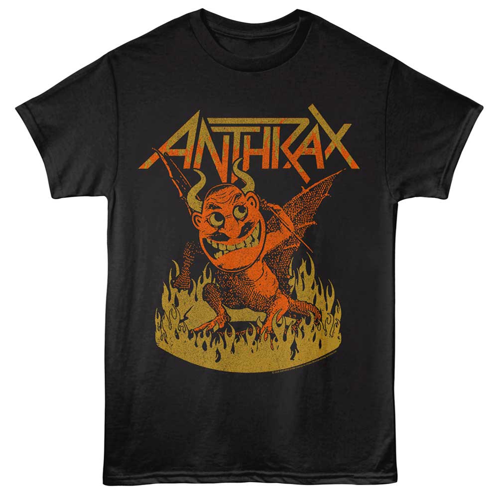 ANTHRAX Eye-Catching T-Shirt, NOT MAN DEVIL
