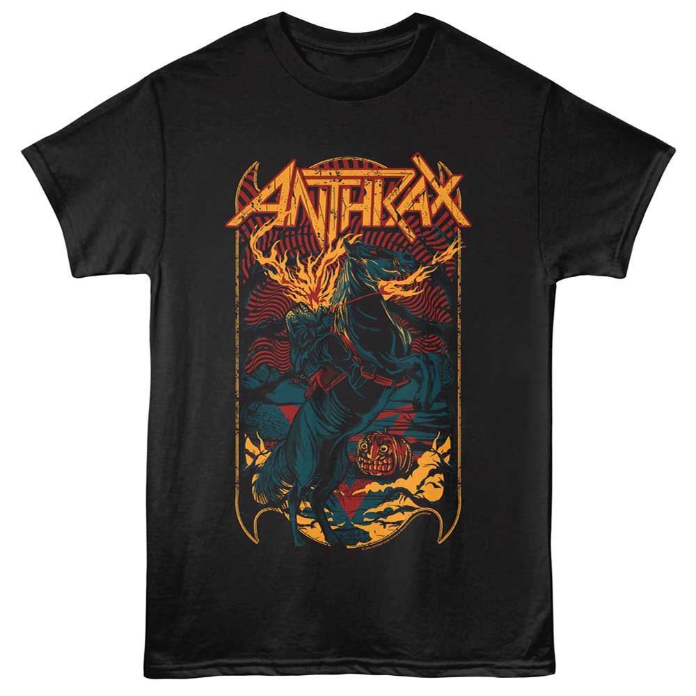 ANTHRAX Eye-Catching T-Shirt, HEADLESS HORSEMAN