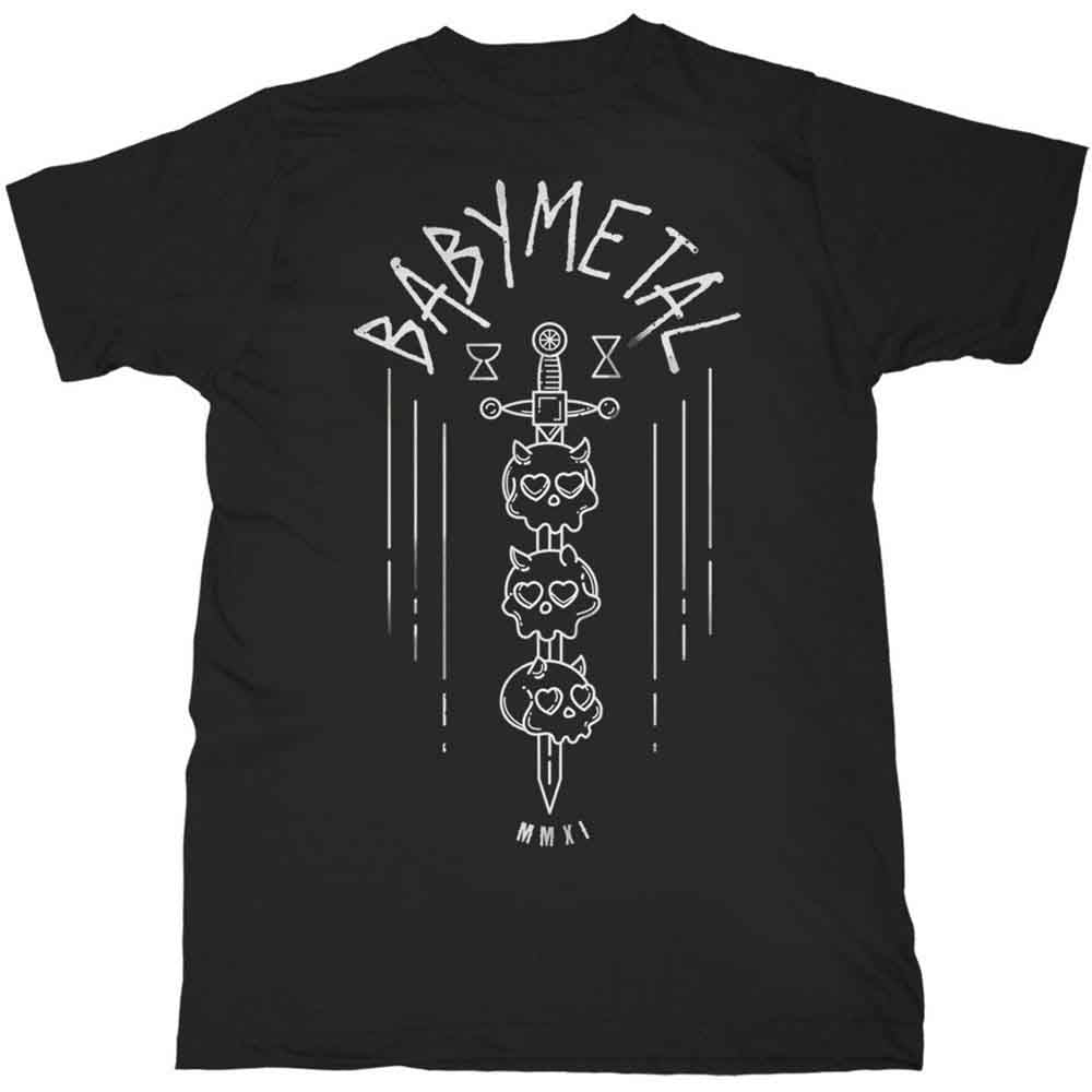 BABYMETAL Attractive T-shirt, Skull Sword