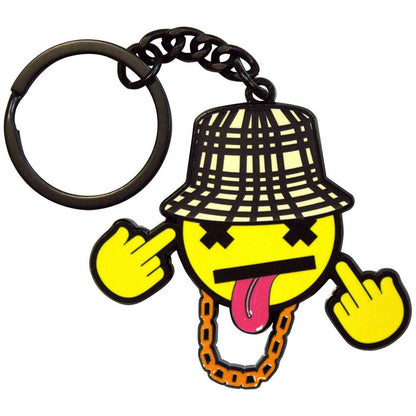 BAD BOY CHILLER CREW Keychain, Disrespectful Emoji