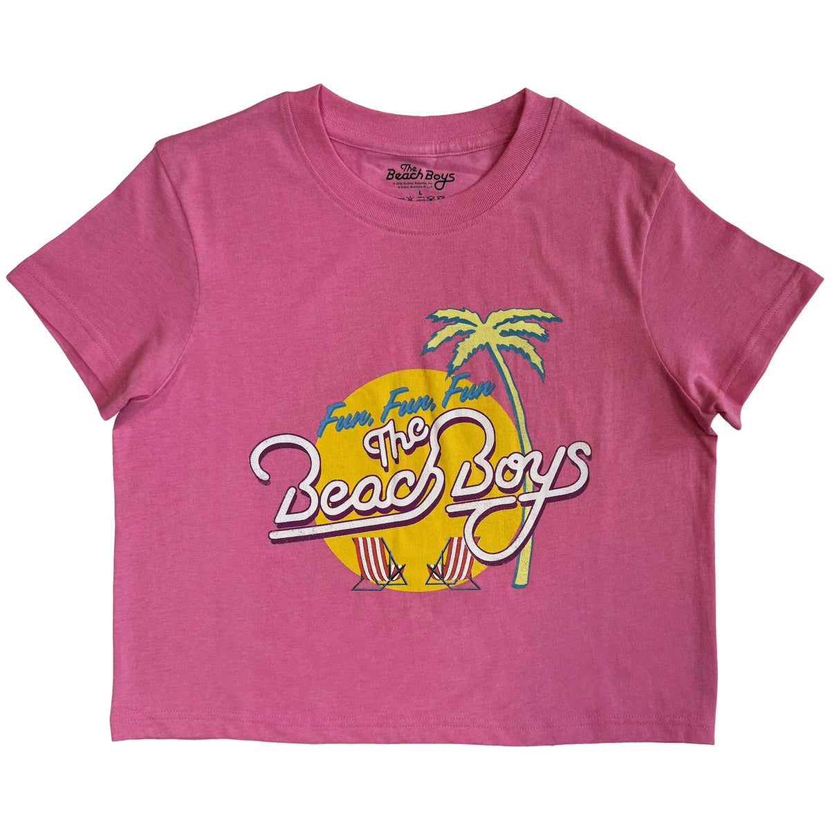 THE BEACH BOYS Attractive Crop Top, Fun, Fun, Fun