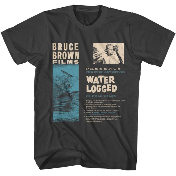 BRUCE BROWN FILMS Eye-Catching T-Shirt, Water Logged