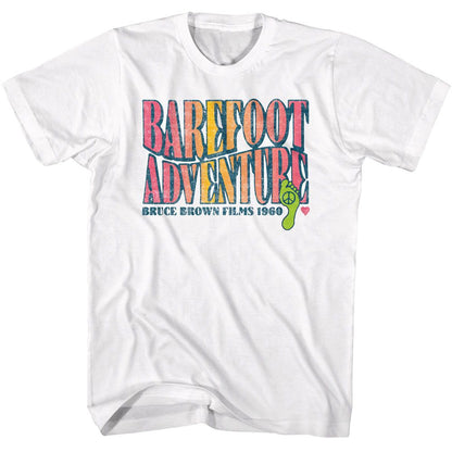 BRUCE BROWN FILMS Eye-Catching T-Shirt, Barefoot