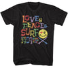 THE ENDLESS SUMMER Eye-Catching T-Shirt, Love Peace and Surf