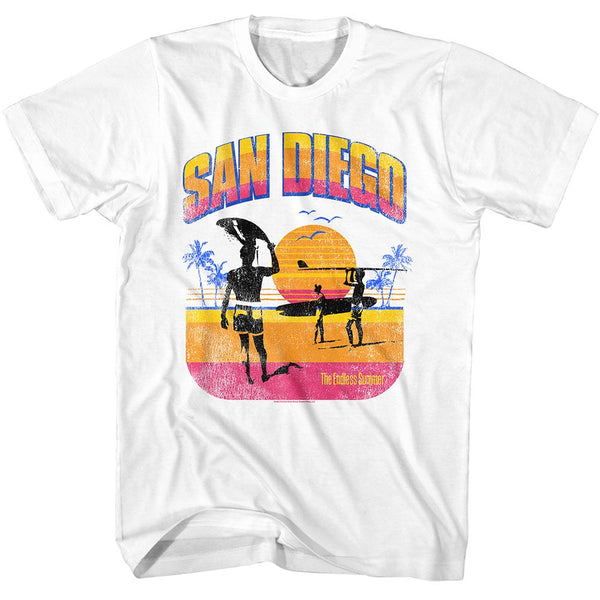 THE ENDLESS SUMMER Eye-Catching T-Shirt, San Diego