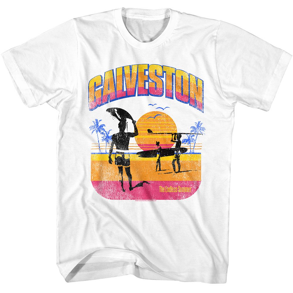 THE ENDLESS SUMMER Eye-Catching T-Shirt, Galveston