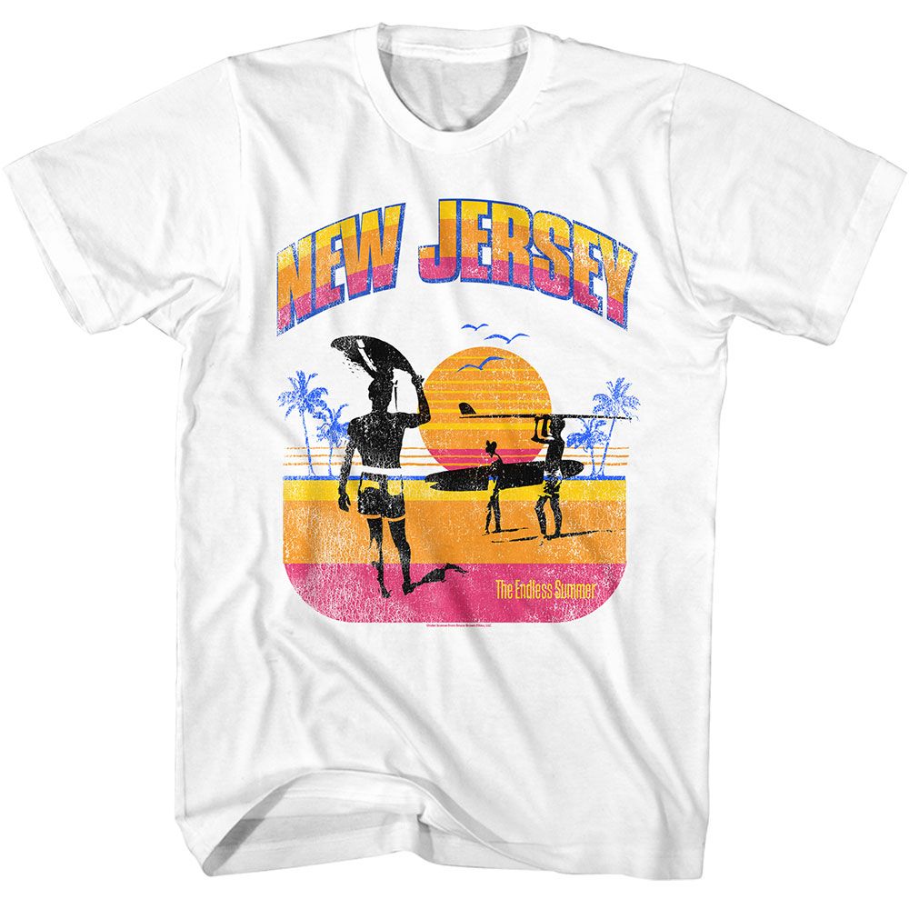 THE ENDLESS SUMMER Eye-Catching T-Shirt, New Jersey