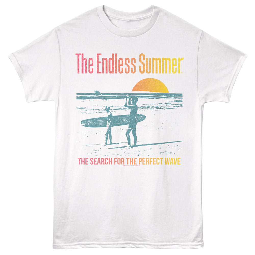 THE ENDLESS SUMMER Eye-Catching T-Shirt, SUNSET AND TEAL