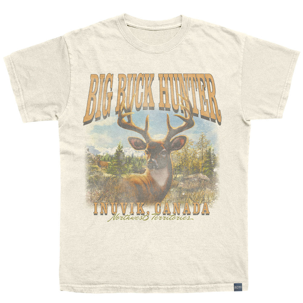 BIG BUCK HUNTER Made in USA T-Shirt, INUVIK, CANADA